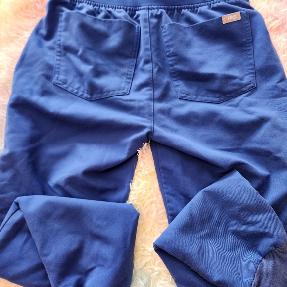 Figs Xxs/p Scrub Bottoms Pants Jogger Royal Blue - Picture 4 of 4